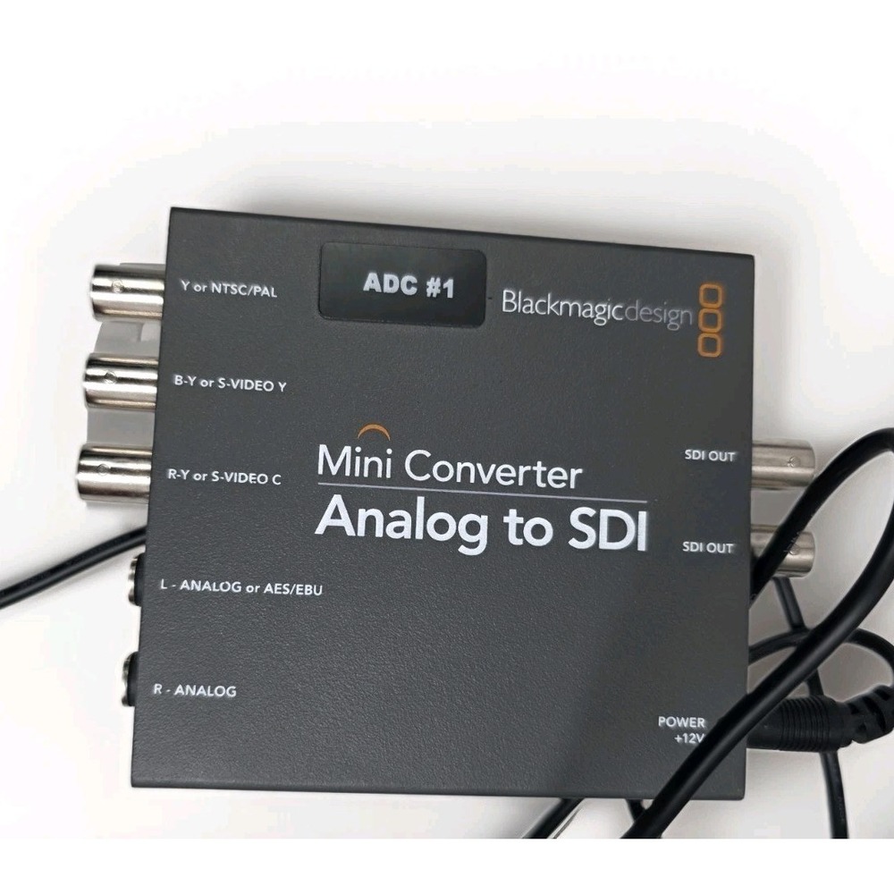 Blackmagic Design Mini Converter - SDI to Analog W/ Power Adapter
